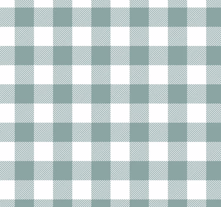 papel de parede para cozinha tartã verde - TenStickers