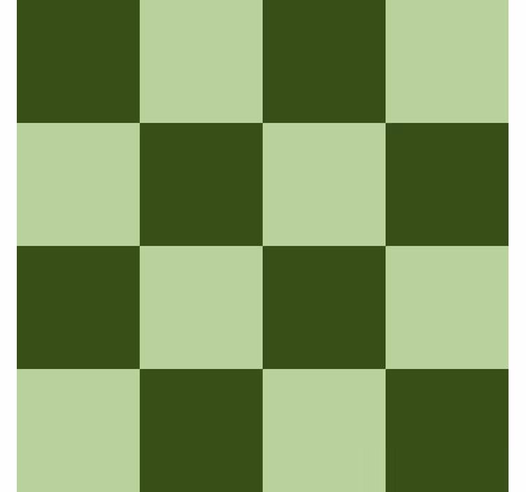 papel de parede azulejo motivo verde escuro e claro - TenStickers