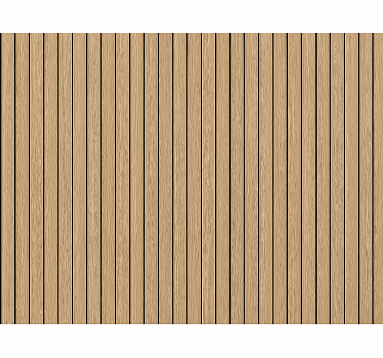 papel de parede para sala ripas de madeira verticais - TenStickers