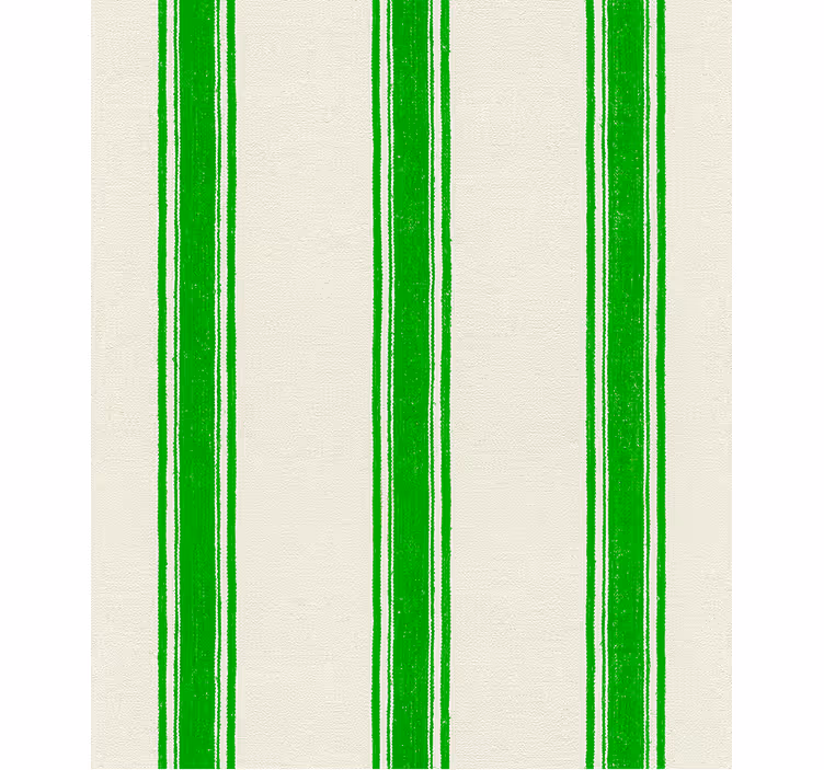 Papel de parede geométrico linhas verticais verdes - TenStickers