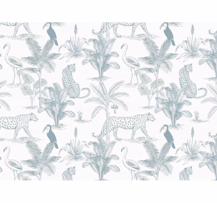 Papel de parede animais soberanos tropicais - TenStickers