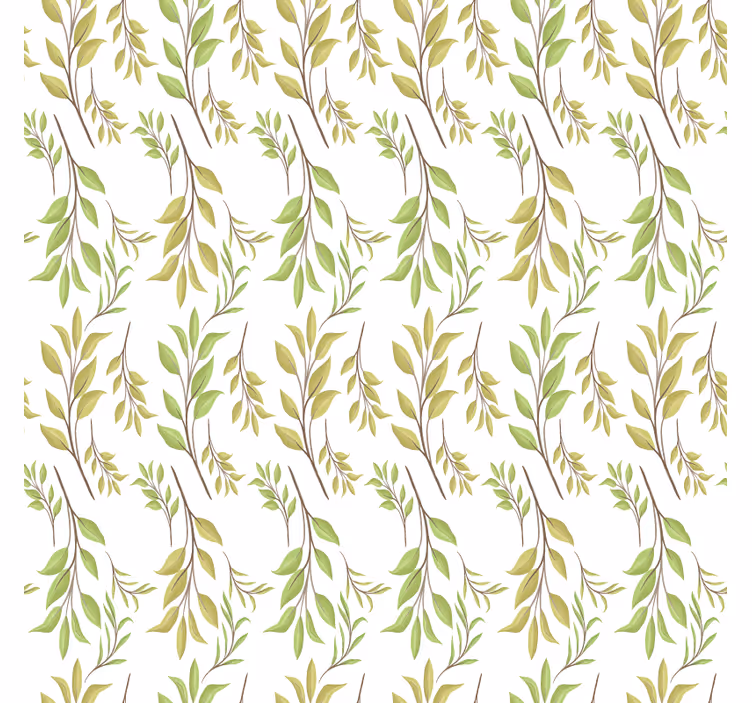 Papel de parede natureza com motivo verde exuberante - TenStickers