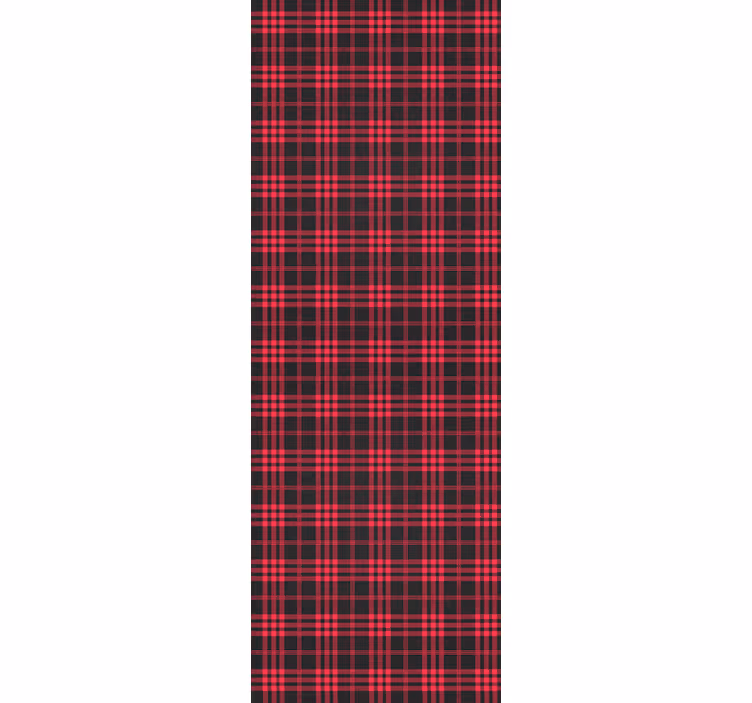 Papel de parede natal padrão tartan escocês - TenStickers