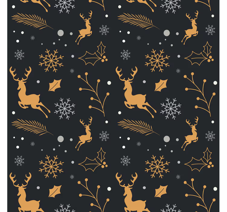 Papel de parede natal composição feliz natal - TenStickers