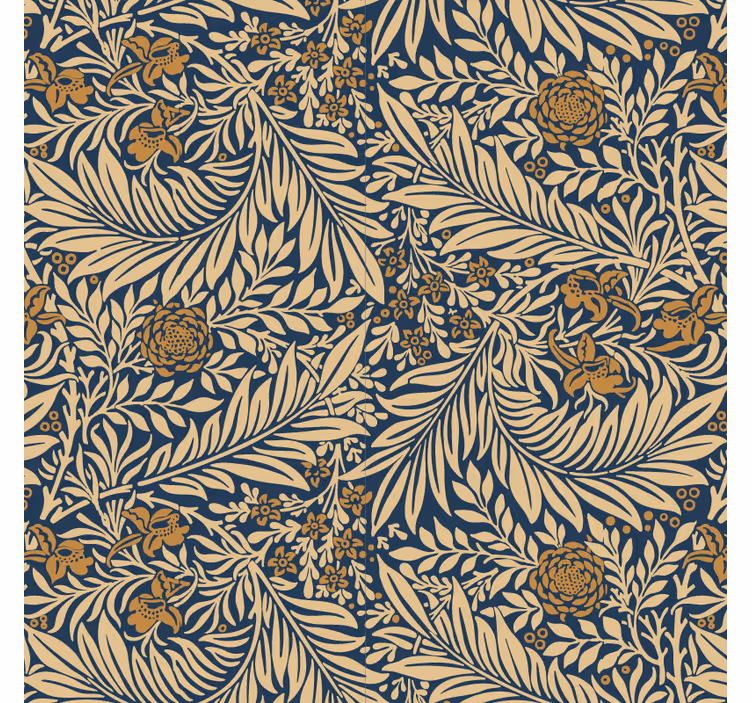 Papel de parede para sala floral vintage - TenStickers