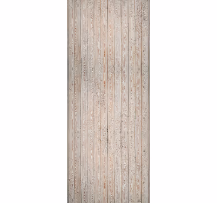 Papel de parede ornamental tábuas horizontais marrons claras - TenStickers