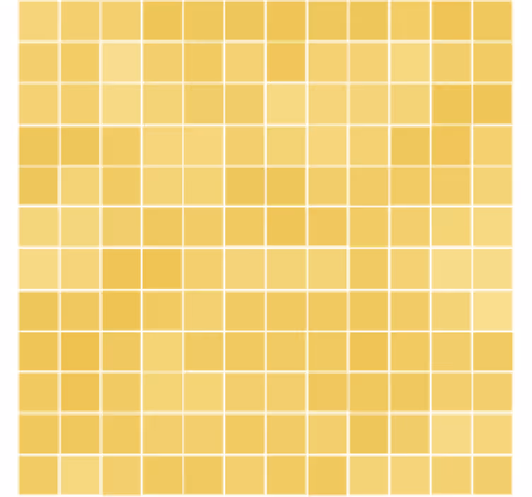 Papel de parede ornamental com sobreposição de mosaico - TenStickers