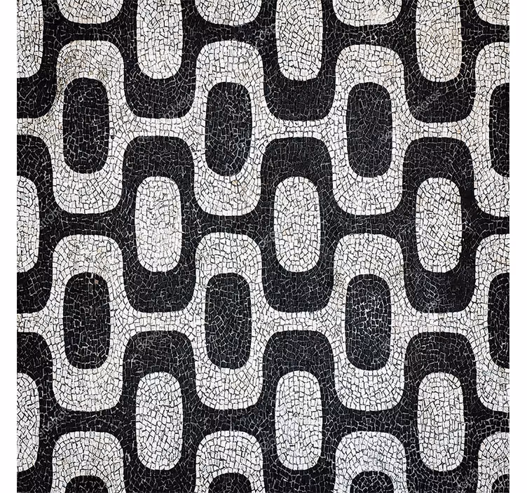 Papel de parede para sala calçada portuguesa - TenStickers