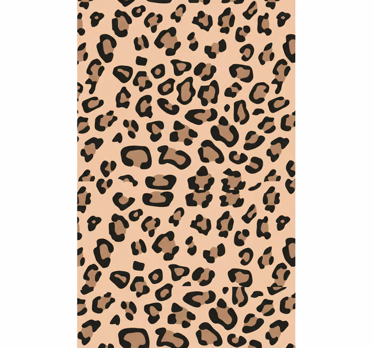 Papel de parede para sala estampa onça moderna - TenStickers