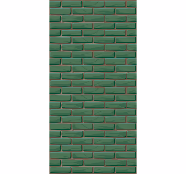 Papel de parede ornamental textura de tijolos - TenStickers