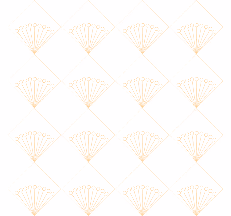 Papel de parede para sala arte déco branca - TenStickers
