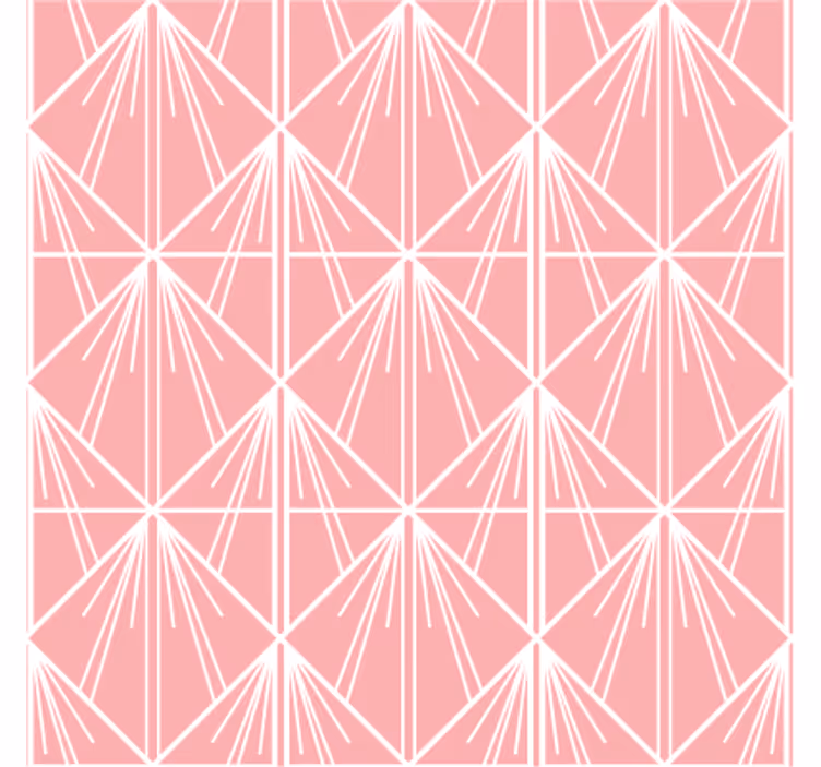Papel de parede ornamental conceito de arranjo geométrico - TenStickers