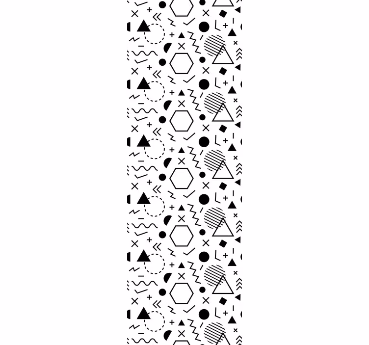 Papel de parede ornamental formas abstratas ousadas - TenStickers