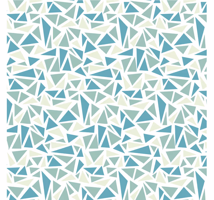 Papel de parede para sala mosaico retro verde - TenStickers
