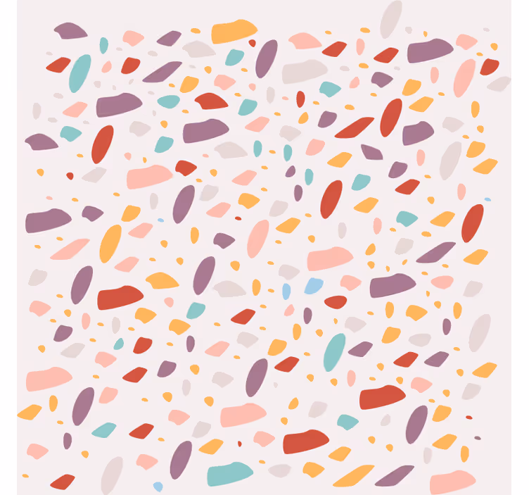 Papel de parede mármore pedras coloridas na mesa - TenStickers