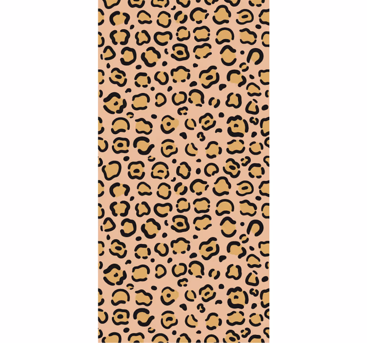 Papel de parede para quarto estampa leopardo pastel - TenStickers
