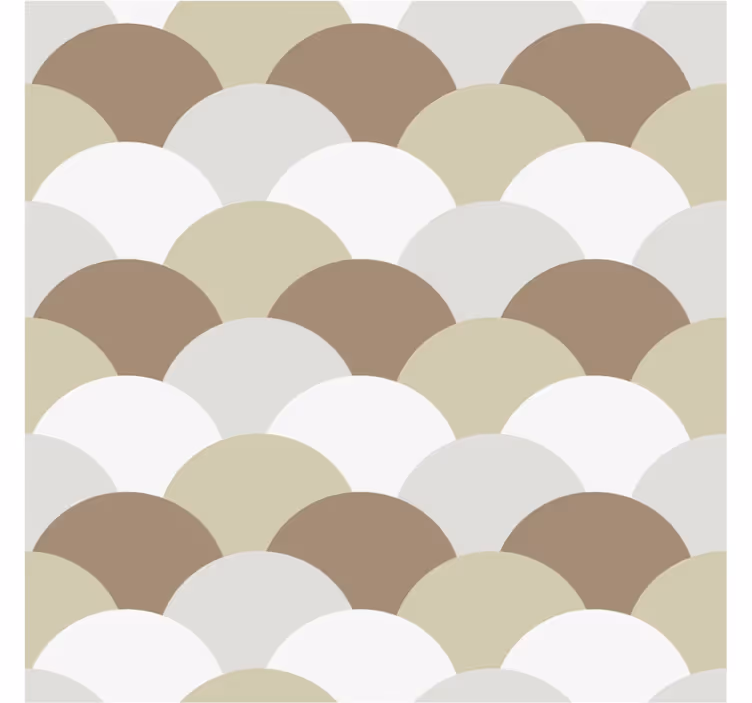 Papel de parede para quarto escamas marrons - TenStickers
