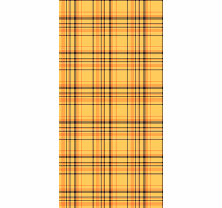 Papel de parede para quarto em tecido xadrez - TenStickers