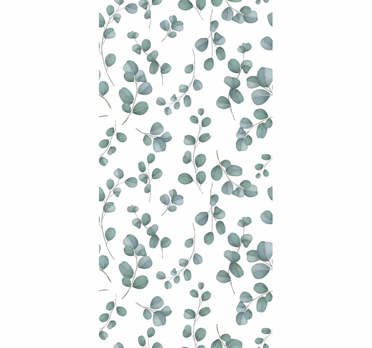 Papel de parede folhas padrão elegante sem emendas - TenStickers