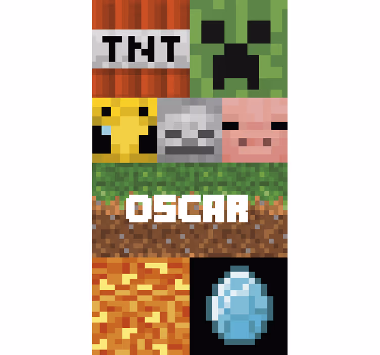Papel de parede texturas e padrões padrão geométrico gamer - TenStickers