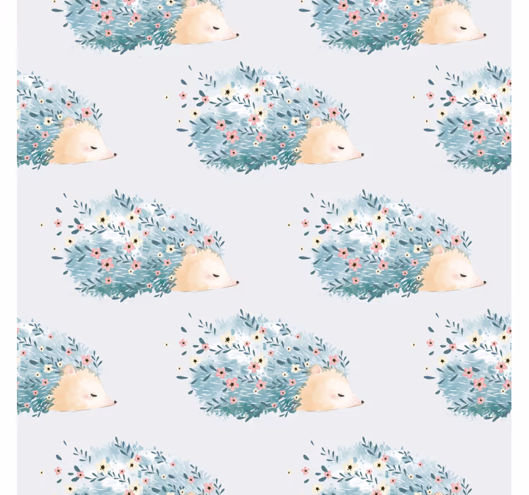 Papel de parede texturas e padrões arte de porco-espinho - TenStickers