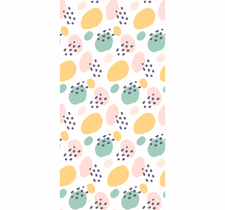 Papel de parede texturas e padrões formas em pastel - TenStickers