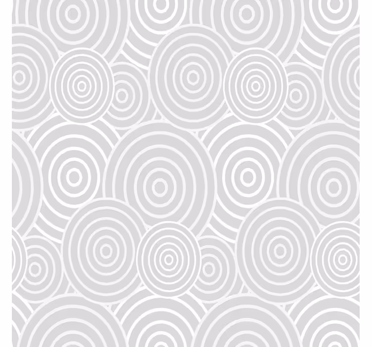 Papel de parede para quarto com padrão de linhas circulares - TenStickers