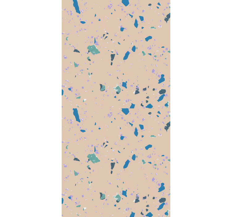 Papel de parede para quarto com componente geométrico abstrato - TenStickers