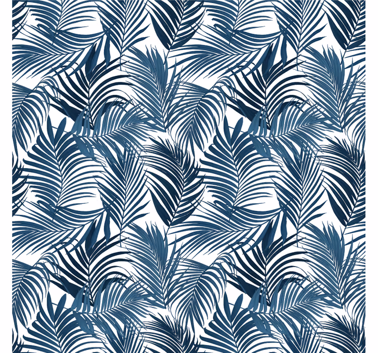 Papel de parede para quarto folhas tropicais - TenStickers