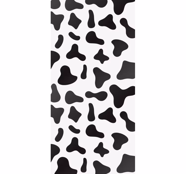 Papel de parede animais estampa de vaca - TenStickers