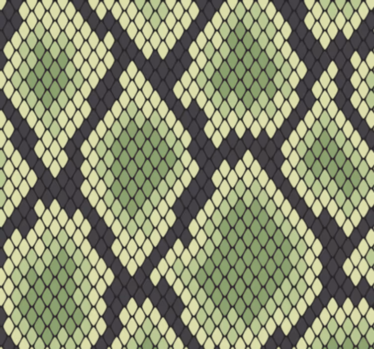 Papel de parede animais pele de cobra abstrata - TenStickers