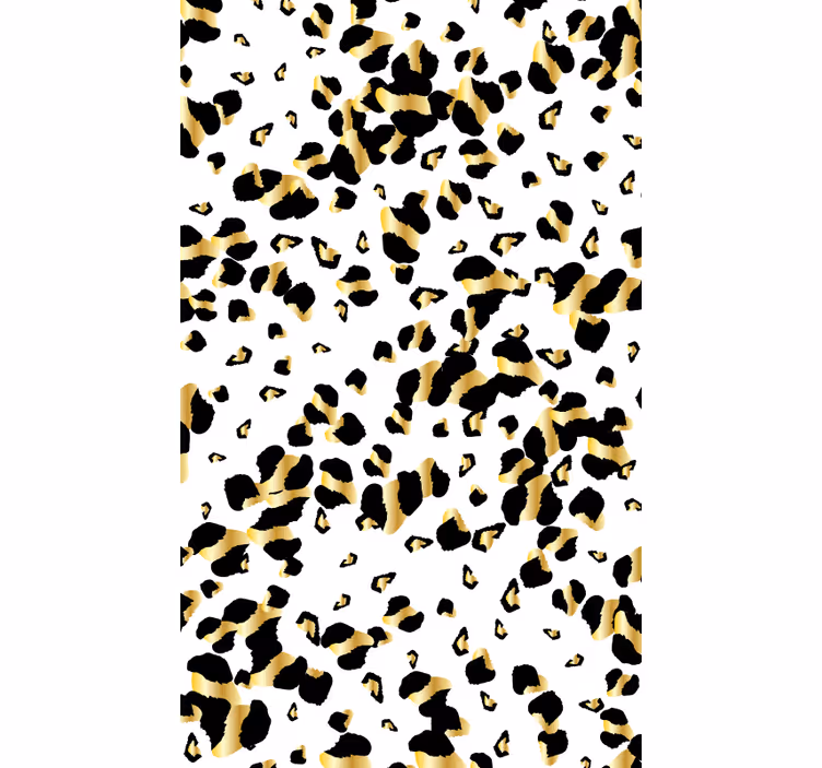 Papel de parede animais com estampa de pele de leopardo - TenStickers