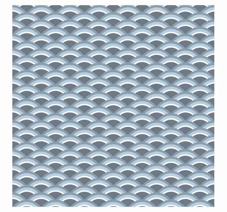 Papel de parede animais padrão azul de pele de cobra - TenStickers