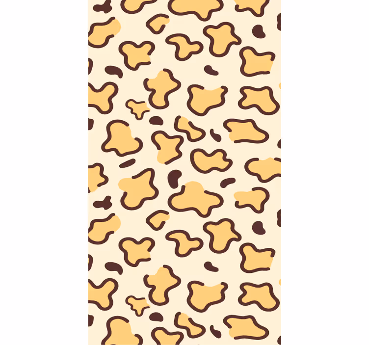 Papel de parede animais formas de leopardo grandes - TenStickers