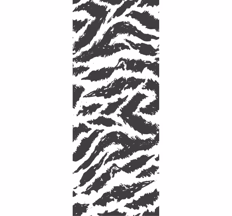 Papel de parede animais conceito listras de zebra - TenStickers