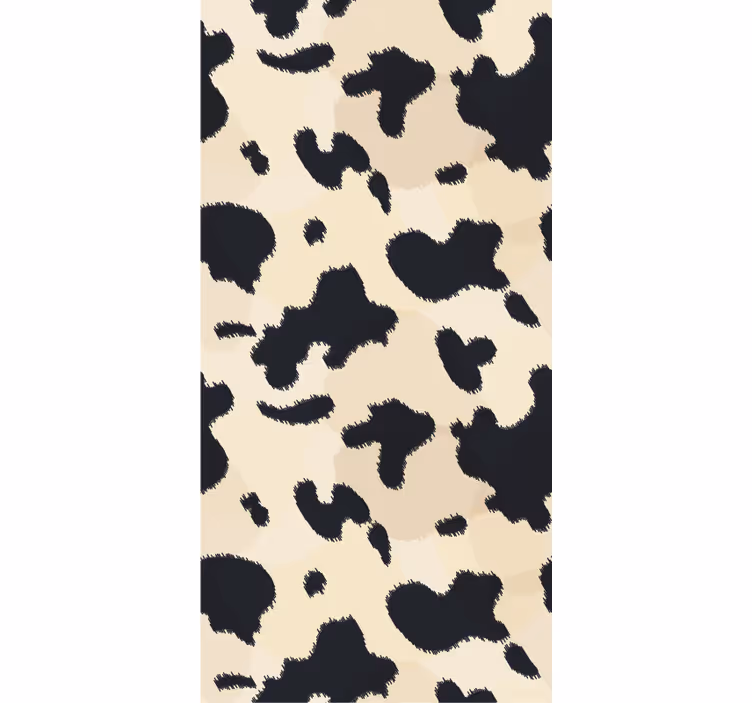 Papel de parede animais padrão de manchas de vaca - TenStickers