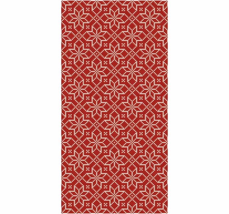 Papel de parede natal suéter com flocos de neve - TenStickers