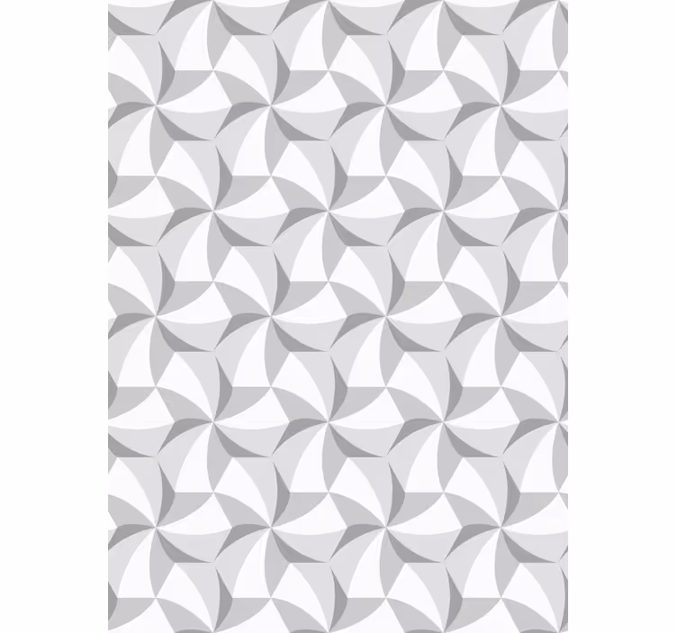 Papel de parede para sala de jantar azulejos contemporâneos - TenStickers