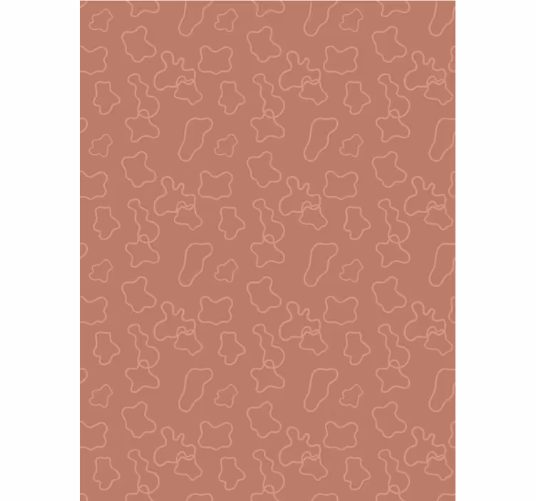 Papel de parede para sala de jantar terracota irregular - TenStickers