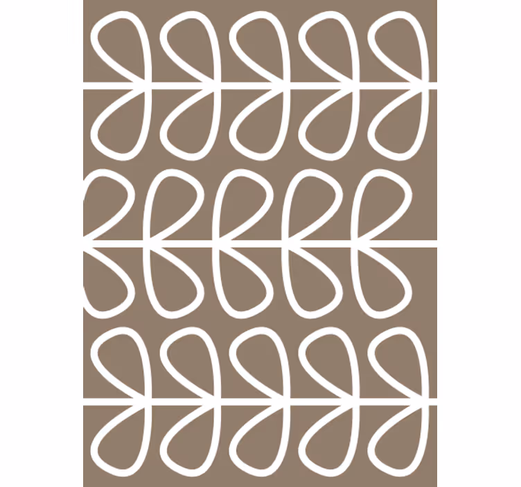 Papel de parede formas geométricas padrão laço geométrico - TenStickers