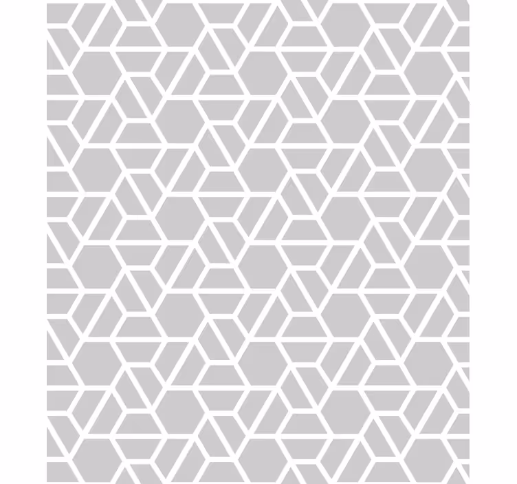 Papel de parede formas geométricas design de treliça - TenStickers