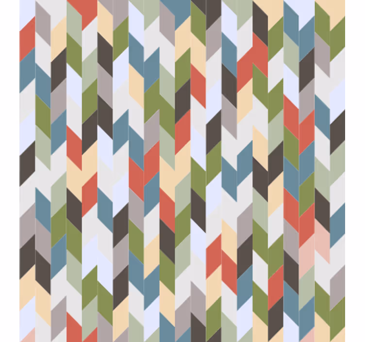 Papel de parede formas geométricas espectro espinha de peixe - TenStickers
