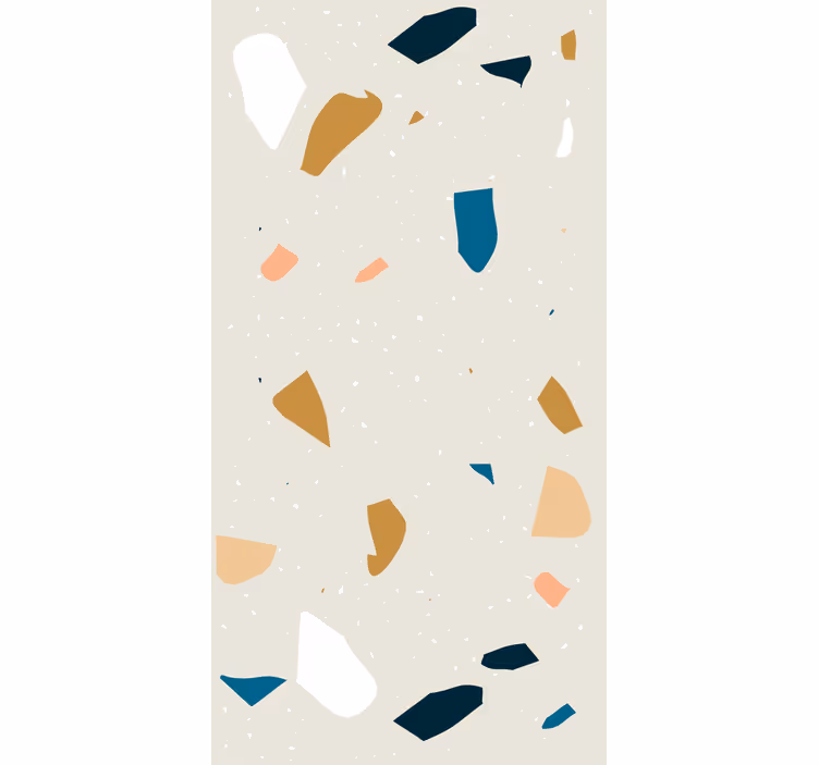 Papel de parede formas geométricas splash terrazzo - TenStickers