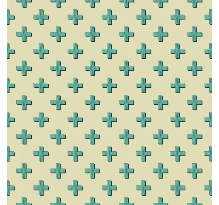 Papel de parede formas geométricas formas mint plus - TenStickers