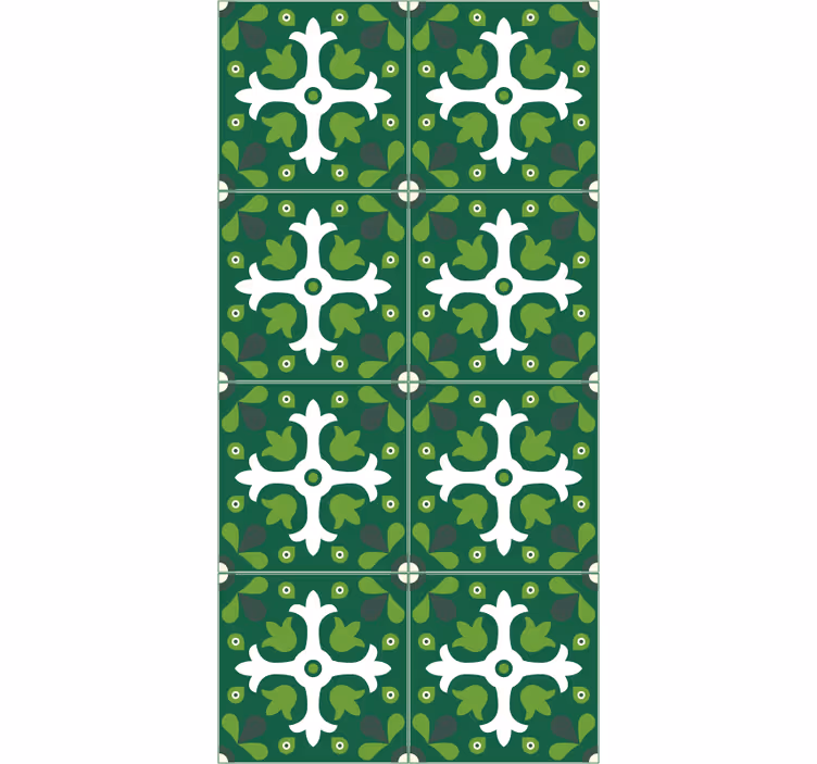 Papel de parede natureza estampa botânica esmeralda - TenStickers
