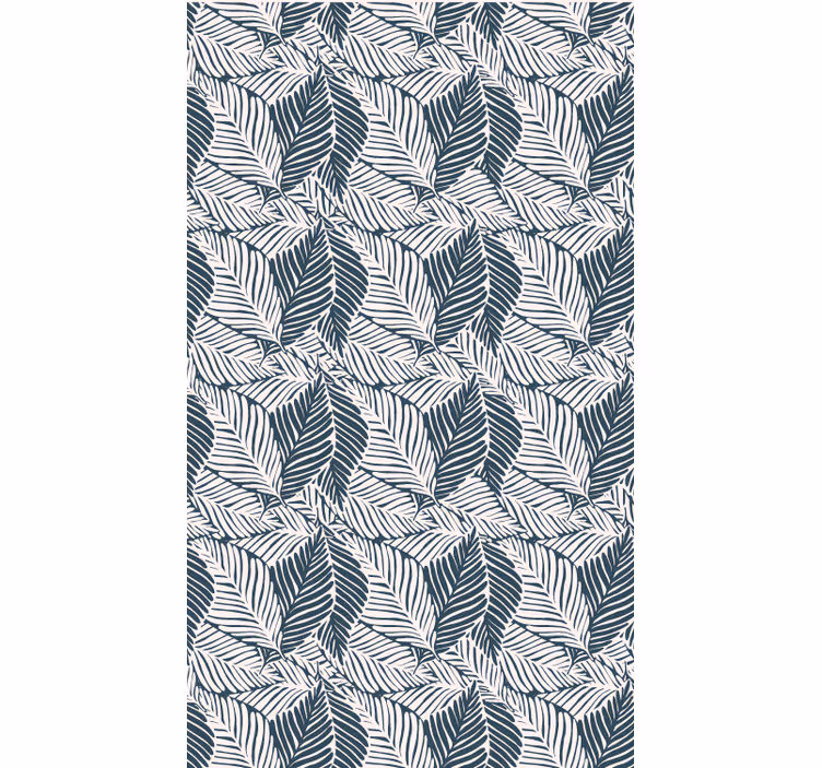 Papel de parede natureza com padrões de folhas exuberantes - TenStickers