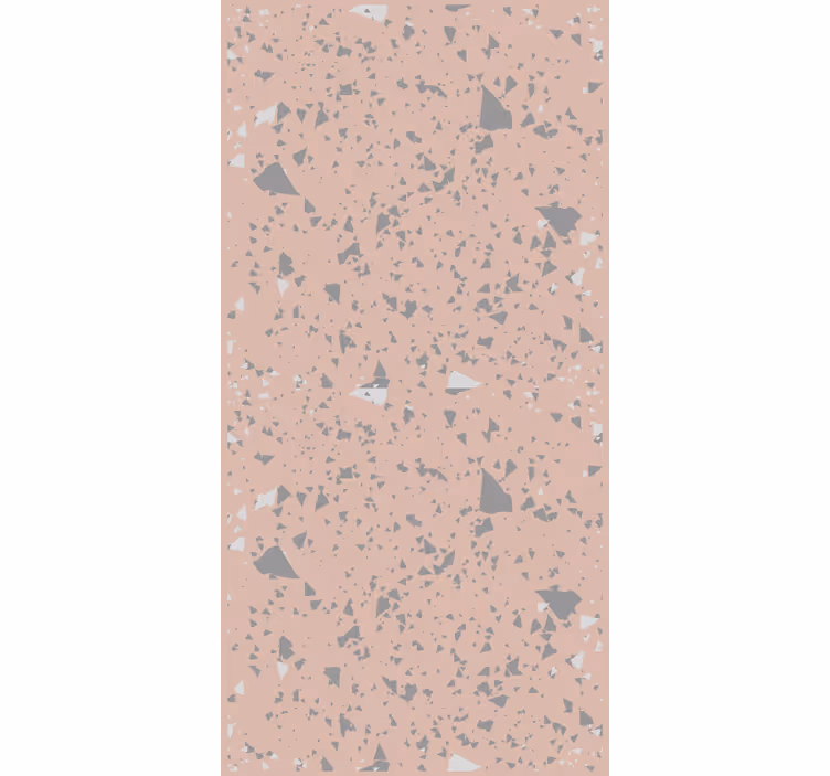 Papel de parede outras texturas rosa e cinza terrazzo - TenStickers