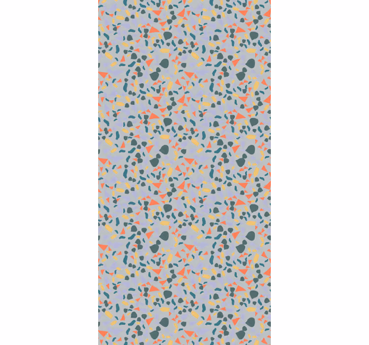 Papel de parede mármore com formas abstratas vibrantes - TenStickers