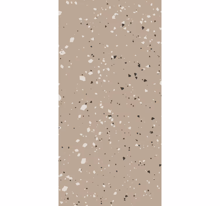 Papel de parede mármore padrão terrazzo neutro - TenStickers