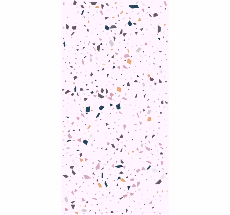 Papel de parede mármore em fragmentos geométricos coloridos - TenStickers